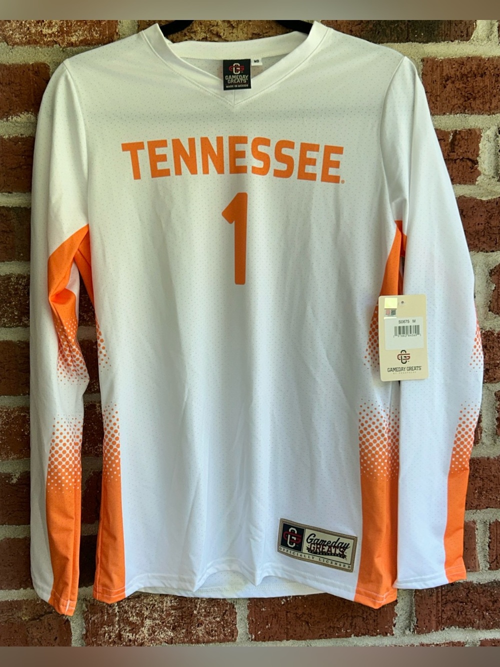 Tennessee GameDay Greats Unisex Lightweight Jersey Size Medium New! Tags!
